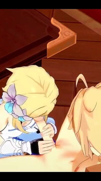 Genshin Impact Hentai - aether dan lumine nyepong dan ngentot - video game kartun anime 3d