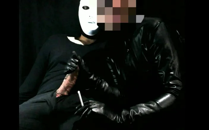 Peternorthlegend: Intense Leather Gloves Stimulation Leads to Cum Fountain