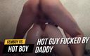 Femboy vs hot boy: Gorąca lalka facet z tatusiem gorąco jebana aż do spermy...