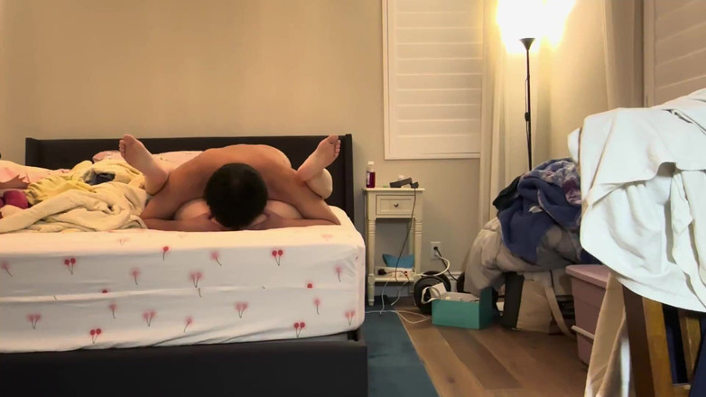 SquishMallow3328: 208th Fuck of 2025, Long Hair Brunette Rides My Dick After 69