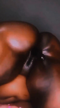 Oiled BBW Ass Spreading and Masturbation