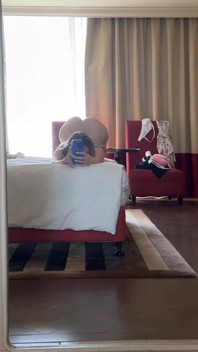 Morning in a Hotel Room After a Night of Sex Marathon