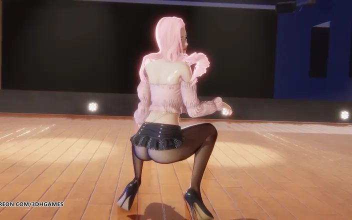 3D-Hentai Games: [mmd] Hyolyn - Dally Seraphine Sexy Striptease League of Legends Hentai...