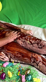 Eu me empolguei com o chocolate ao fazer ovos de Páscoa