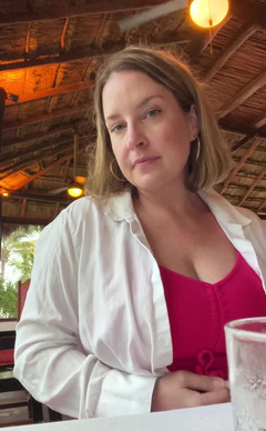 Avril Showers: Užívám si náš první den v Cancúnu.
