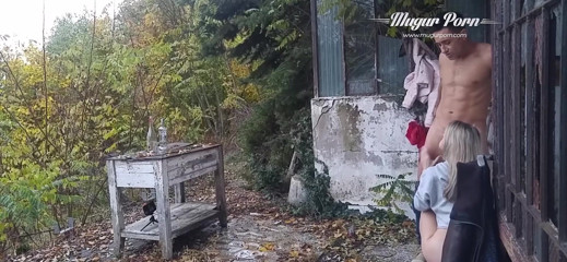 Mugur's World: Petite Gina Gerson outdoor fucking session in a rainy day