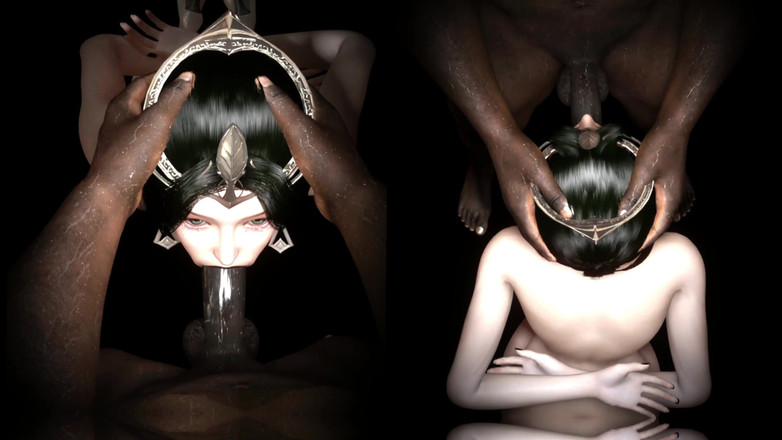 Why fuck so hard: 3D reife milf mit dicken möpsen hat ihren ersten dreier-sex...