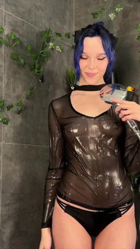 Soaked and Teasing in My Shirt