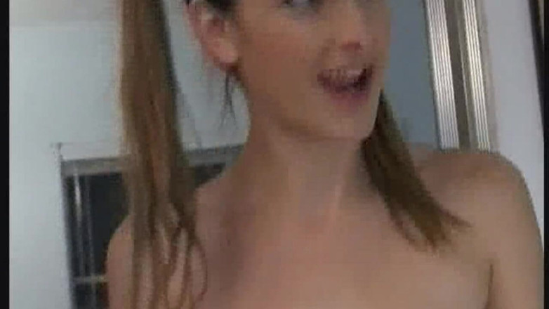THAGSON 18+: Horny MILF Fingers Dripping Pussy and Pisses in Bathroom Frenzy