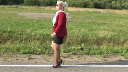 Nylon-Heels: Business style -sexy lady