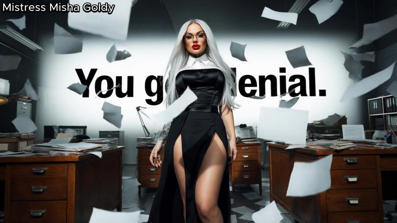 Goddess Misha Goldy: Hanya permainan manja, jalang! Benih anda dilarang membiak