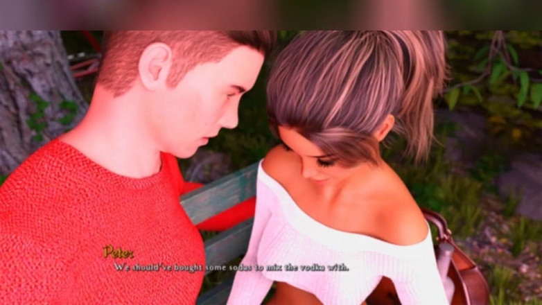 3DXXXTEEN2 Cartoon: The sexy girl. 3D porn cartoon sex