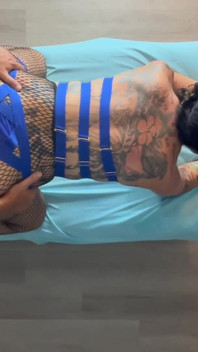 Psilo Siren Squirts All Over the Massage Table