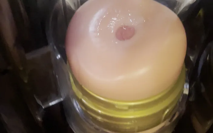Bob shagwell: Fleshlight Launch Sliding up and Down My Cock