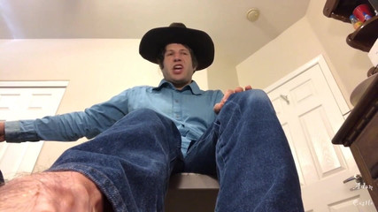 Adam Castle Solo: Jídlo na nohou Gay JOI POV kompilace