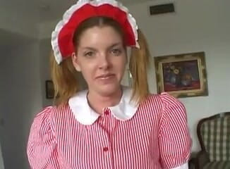 Content Candy: Teen in pigtails gets wet pussy fucked with butt plug