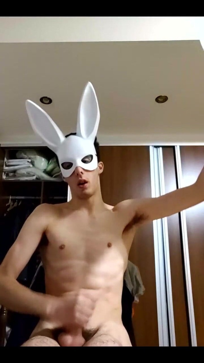 Floatie Boy: 스트림에서 딸딸이하면서 큰 풍선을 불어 버니 Looner