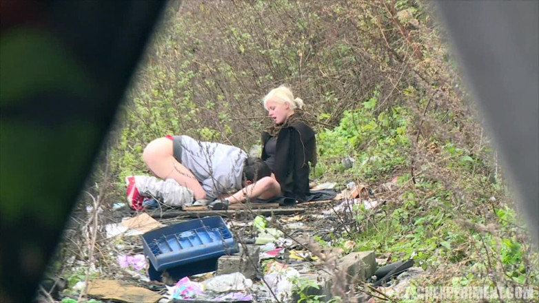Czech Experiment: Czech Experiment 6: Petra Fucks a Guy in Bushes