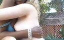 A Lesbian World: Ebony and white lesbian sluts fucking outdoors