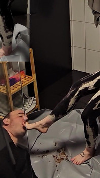 My Slave Gets Something to Eat Again - Not That He Still Falls off a Tail While Riding-p