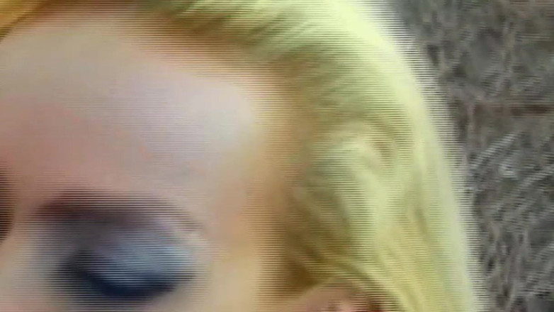 SHEMALE RETRO FUN: Insatiable Blonde 18yo Drains Transsexual Cock Outdoors