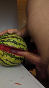 Meine Art, ein Veganer zu sein. Wassermelone ficken