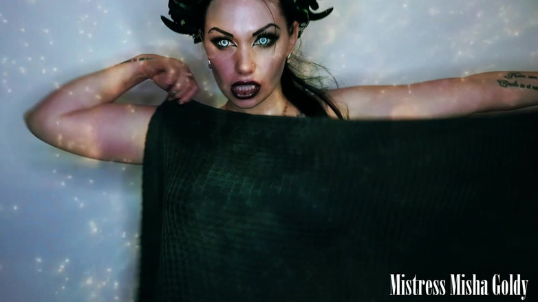 Goddess Misha Goldy: Sembah, melancap dan pancutan mani dalam mulut Succubuss! Kongkek minda...