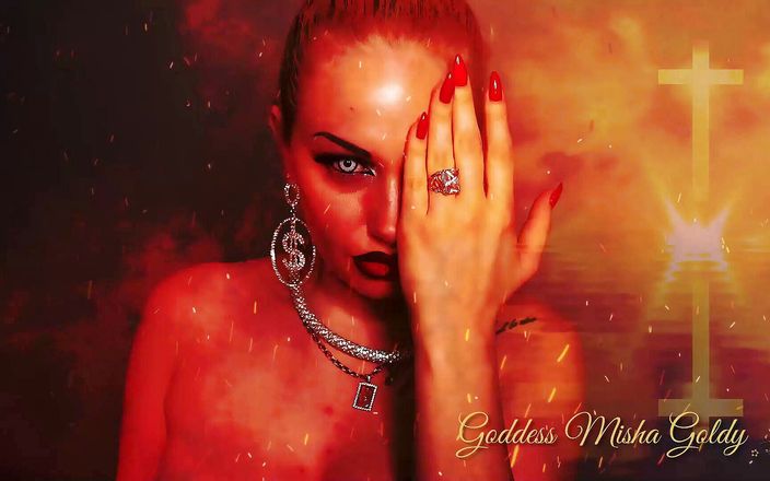 Goddess Misha Goldy: Hipnotizante antirreligioso ASMR! ¡Dale tu alma y tu cuerpo al diablo!
