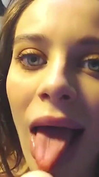 One of Lana Rhoades First Ever Live Streams Big Dildo and a Buttplug
