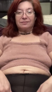Get That Cock Ready to Stroke as I Rub My Sweet Pussy in My Very Sexy Black Satin Panties.