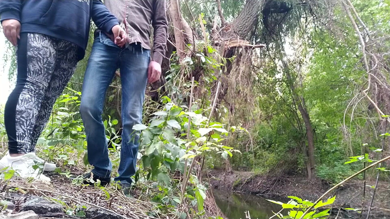 OurFetishLife: MILF stepmom takes care of stepson in nature