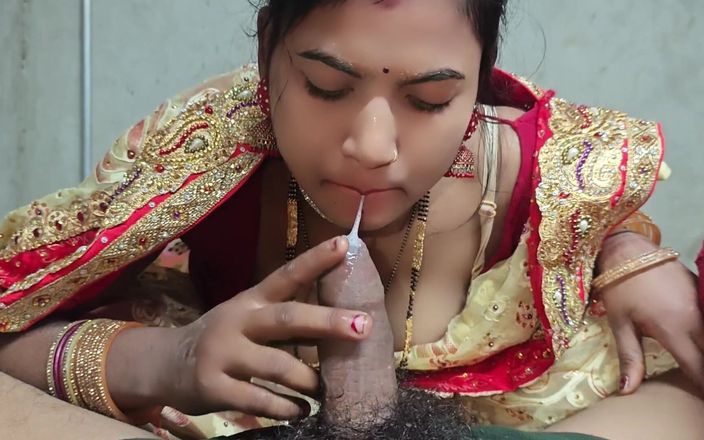 Bangala bhabhi: Jilat sperma sampai crot di mulut