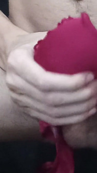 Big Cock Masturbation on Step Sister Bra