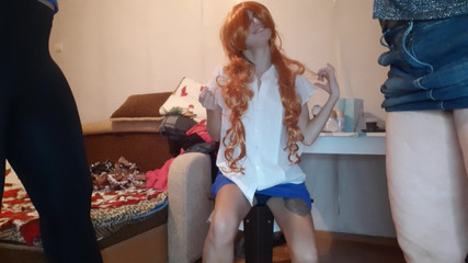 Lesbian-candys: Когда к нам приходит сосед, мы всегда кончаем - лесбиянки-конфеты