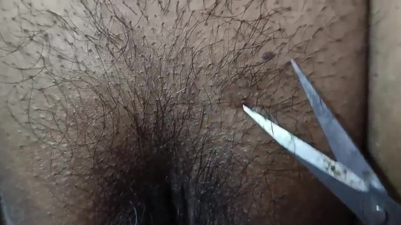 bengalihousewife: Indyjska bengalska gospodyni domowa Boudi Pussy Hair Cut
