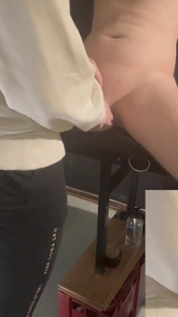 Locked Back in Chastity After Being Restrained and Left Waiting for a Handjob