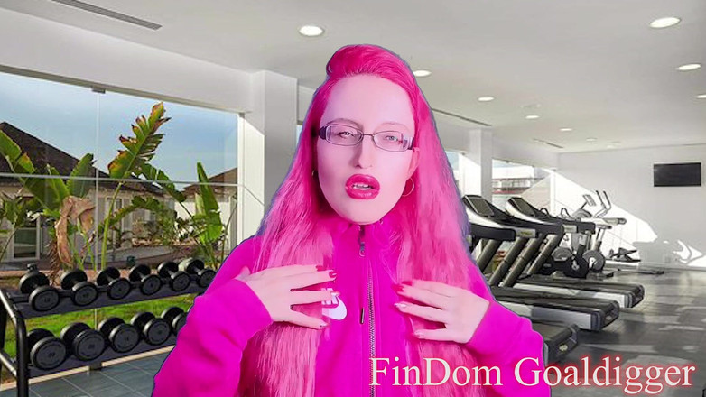 FinDom Goaldigger: 美丽的学生荡妇女孩改造