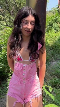 Peeing Teen Caught in Abandoned Place and Fucked in Tight Pussy Creampie