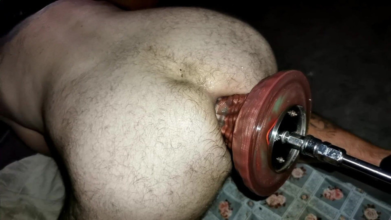 Fuck machine massaker: Nové dildo Mandrake Xl anální šukací stroj