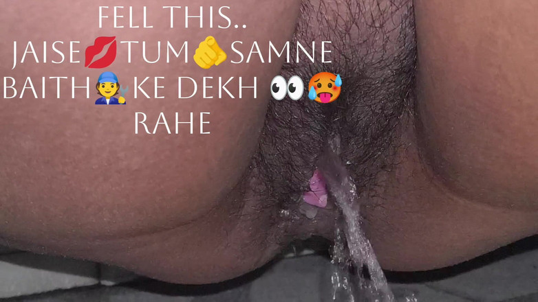 Your Fantasy Ankita: Sora vitregă indiană desi urinează