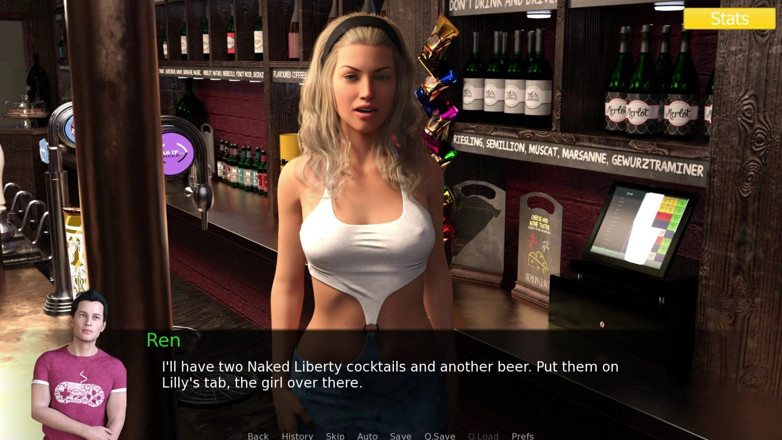 3D Cartoon Porn: Erotica 4 - Riley, Ren e Lilly balla al bar e poi...