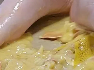 Goodgirldiaries: Smashing Your Cock and Balls, Food Squishing