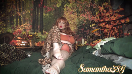 Samantha 38G: Samantha tôn sùng chân mùa thu 38g