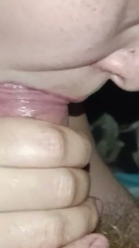 En Primer Plano Chupando Polla