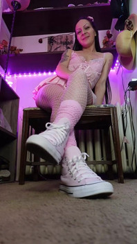 Obsession des Converse roses