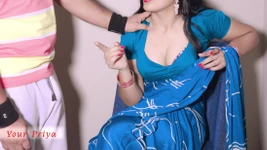 Hot Stepmom Priya Romance After Caught Showing Boobs to Her BF with Hindi Audio