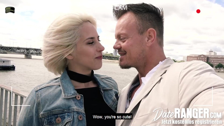 Date Ranger: Hungarian angel Amy Doux gets fucked by german in apartment