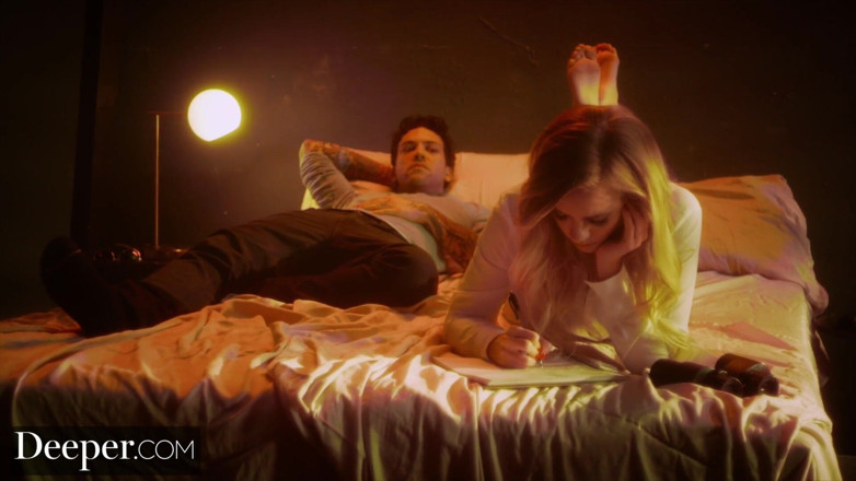 Deeper: Deeper - Addie spanked, gaged and creampied by small hands