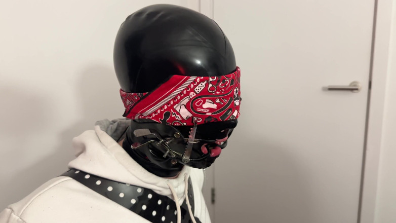 Inmate Cody and SubEdgeX: Hooded Twink Tied to the Chair