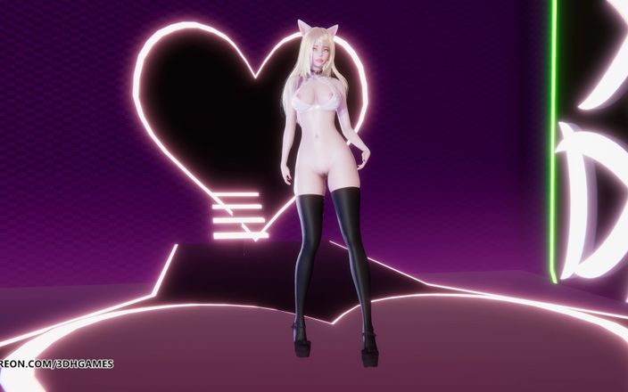 3D-Hentai Games: [mmd] Exid - Ah ano Ahri Sexy striptýz League of Legends...